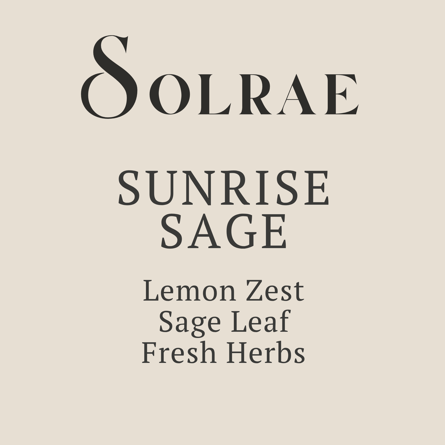 Sunrise Sage - Candles
