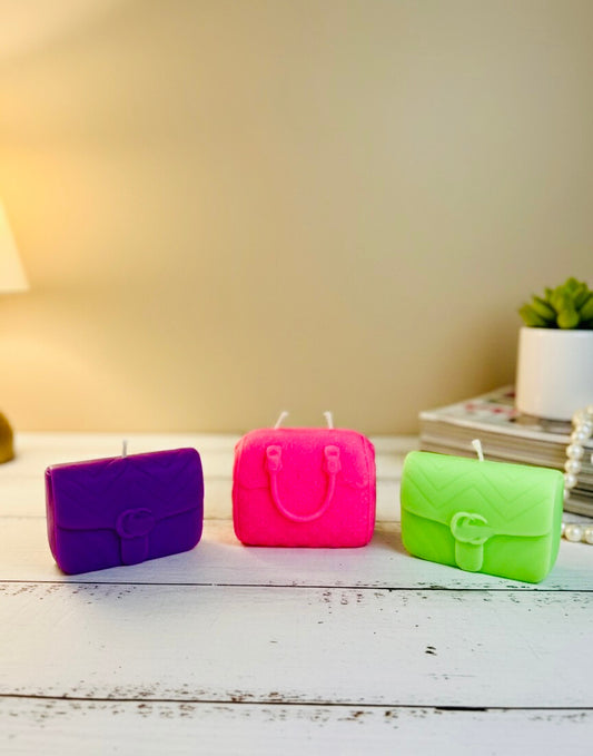 Petite Heirloom "LV" & Maison "G" Purse Candles