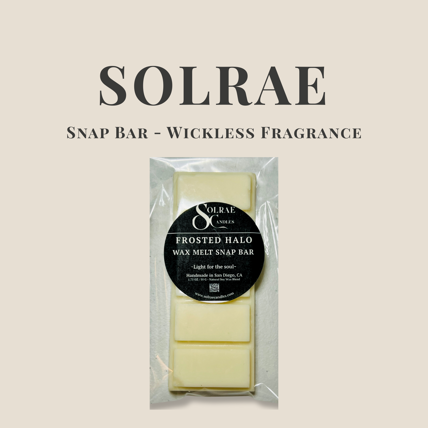 Frosted Halo – Wax Melt Snap Bar