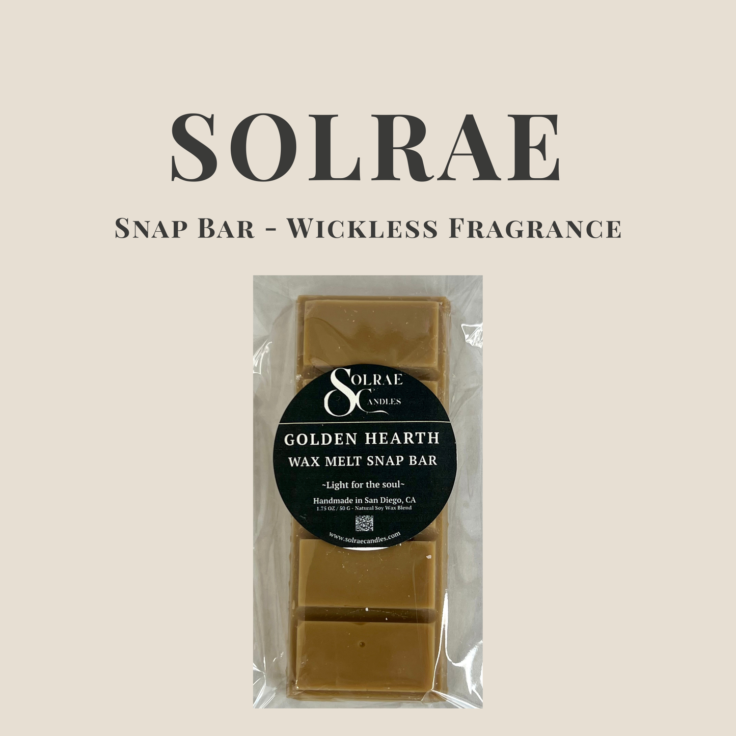 Golden Hearth – Wax Melt Snap Bar
