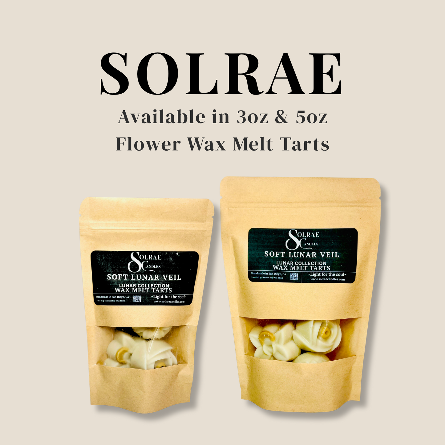 Soft Lunar Veil - Wax Melt Tarts