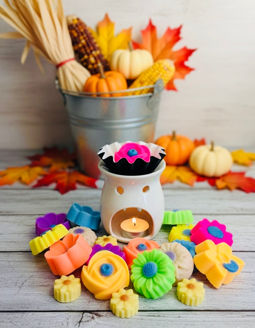 Ceramic Oil & Wax Melt Tart Warmer - White